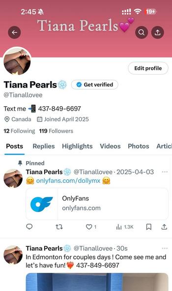 Tiana Pearls, 21 Middle Eastern female escort, Niagara